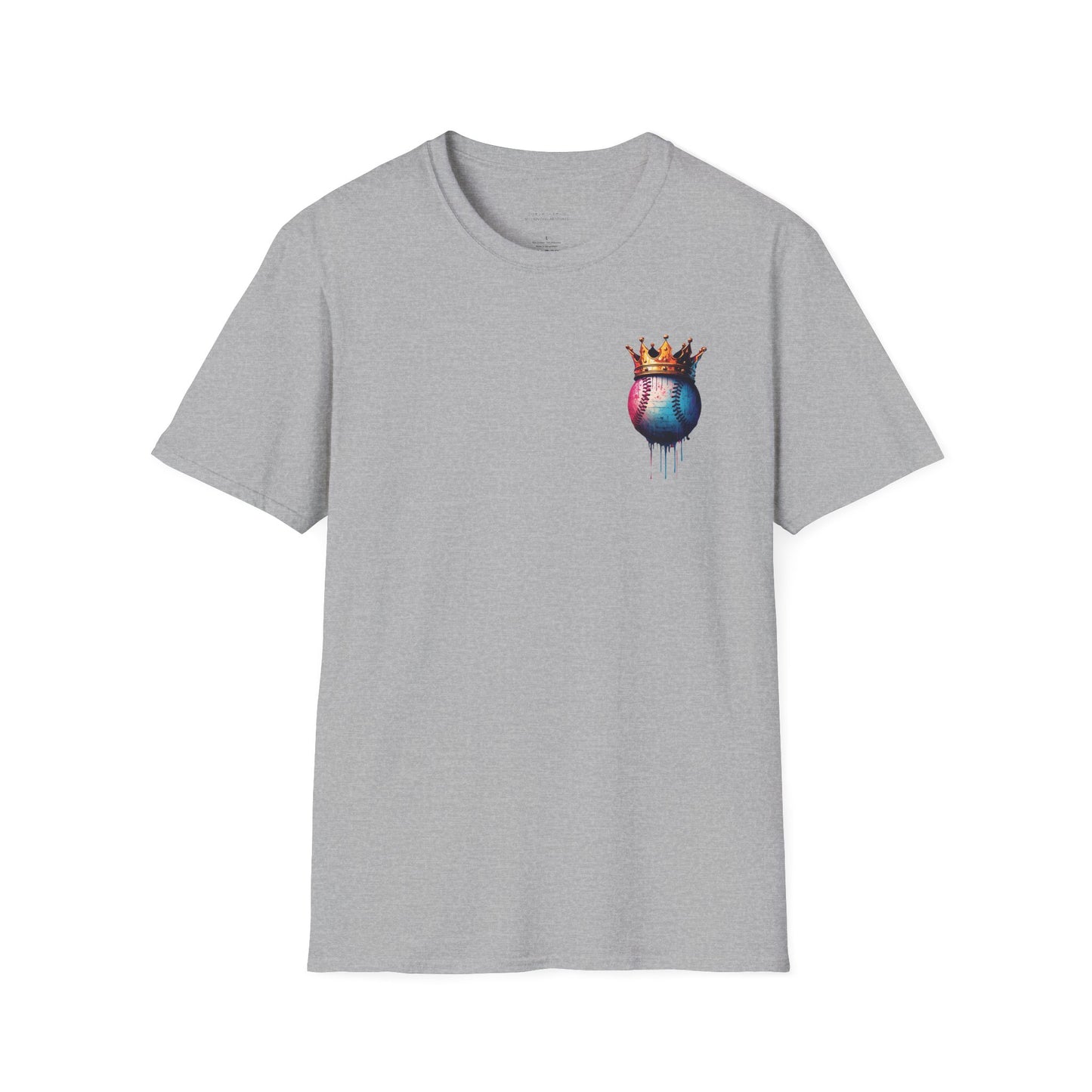 Baseball W/ Crown and Triple MDS on back unisex shirt