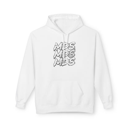 All white out MDS hoodie unisex