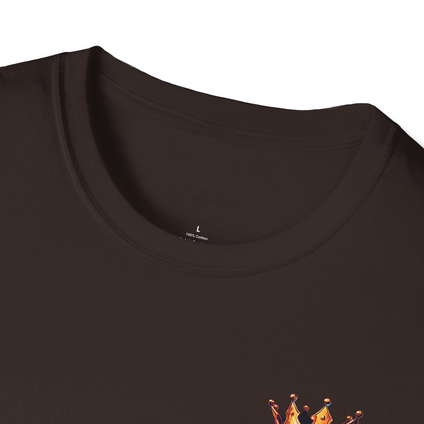 Baseball W/ Crown and Triple MDS on back unisex shirt