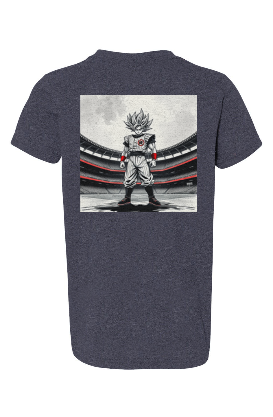 Graphic Super Saiyan Baseball Youth Cotton T