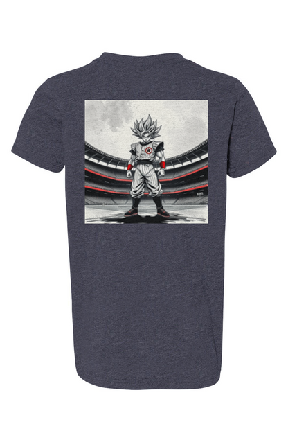 Graphic Super Saiyan Baseball Youth Cotton T