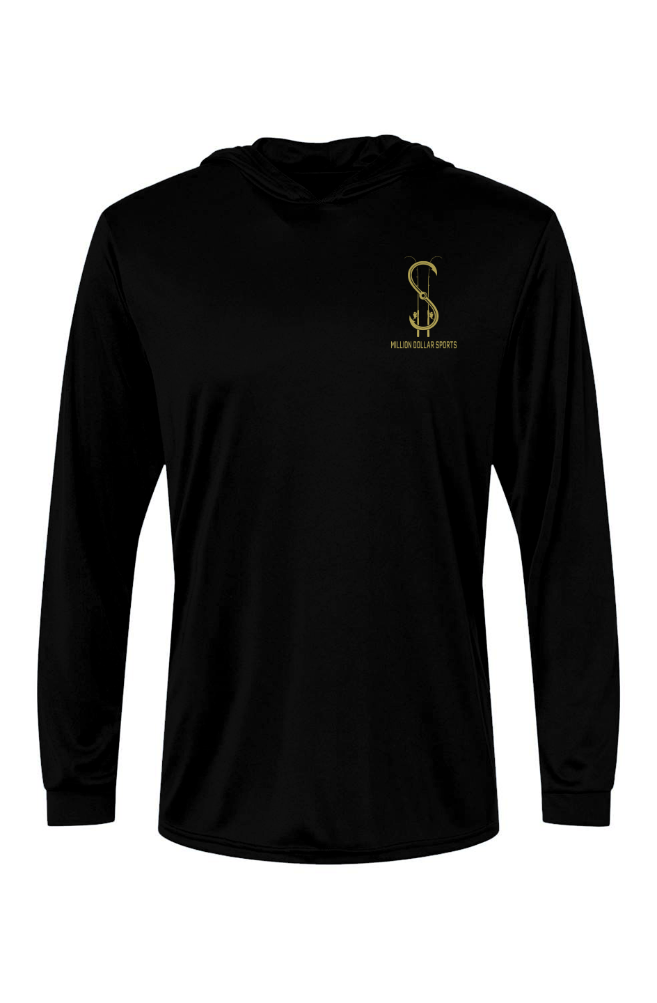 Million Dollar Sports fishing hooded long sleeve