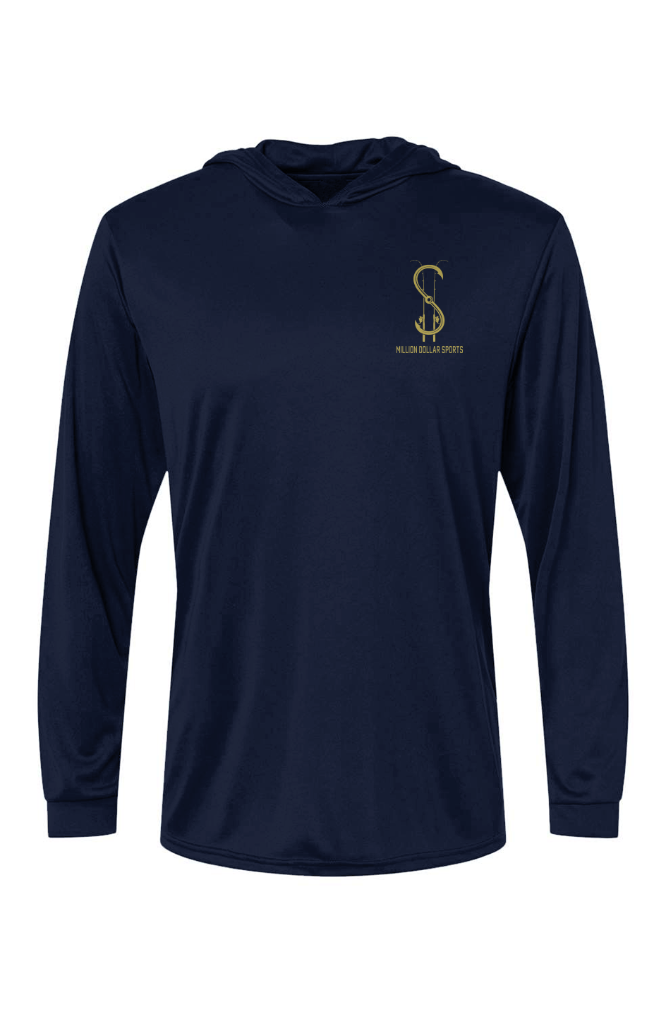 Million Dollar Sports fishing hooded long sleeve