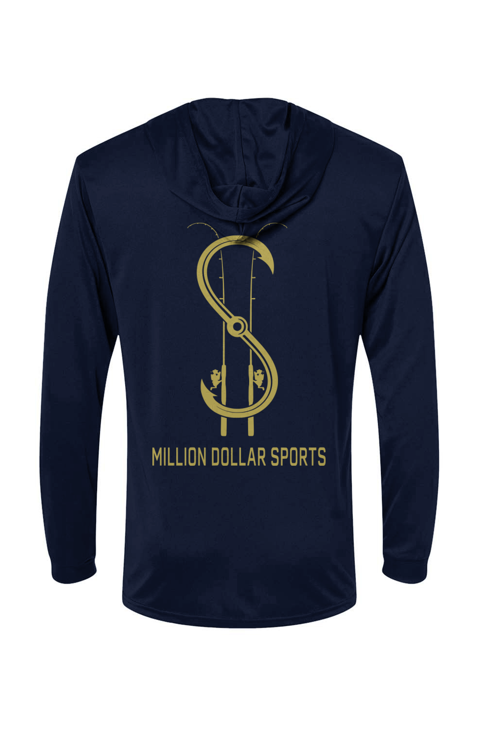 Million Dollar Sports fishing hooded long sleeve