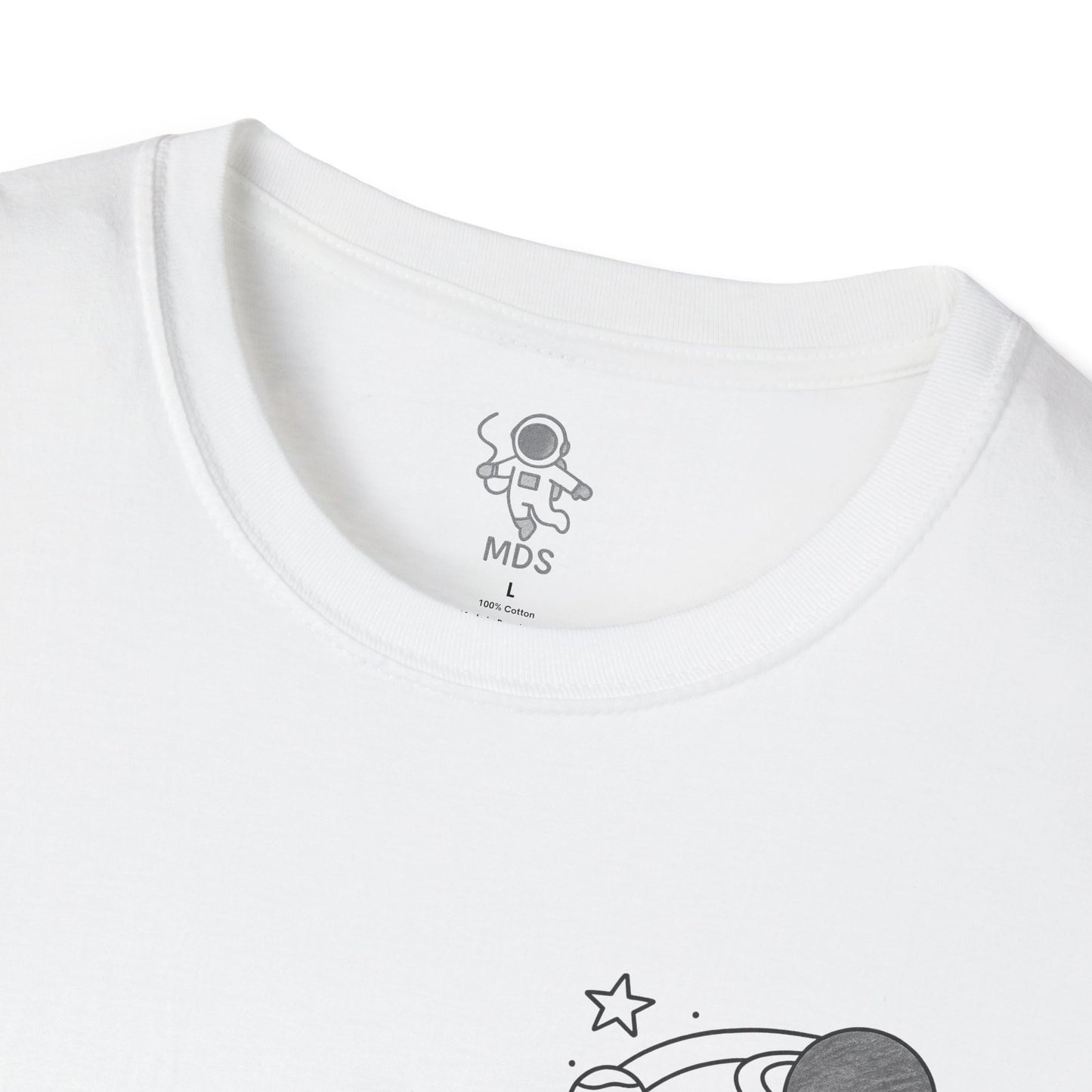 Outer space Grey crayon collection unisex shirt