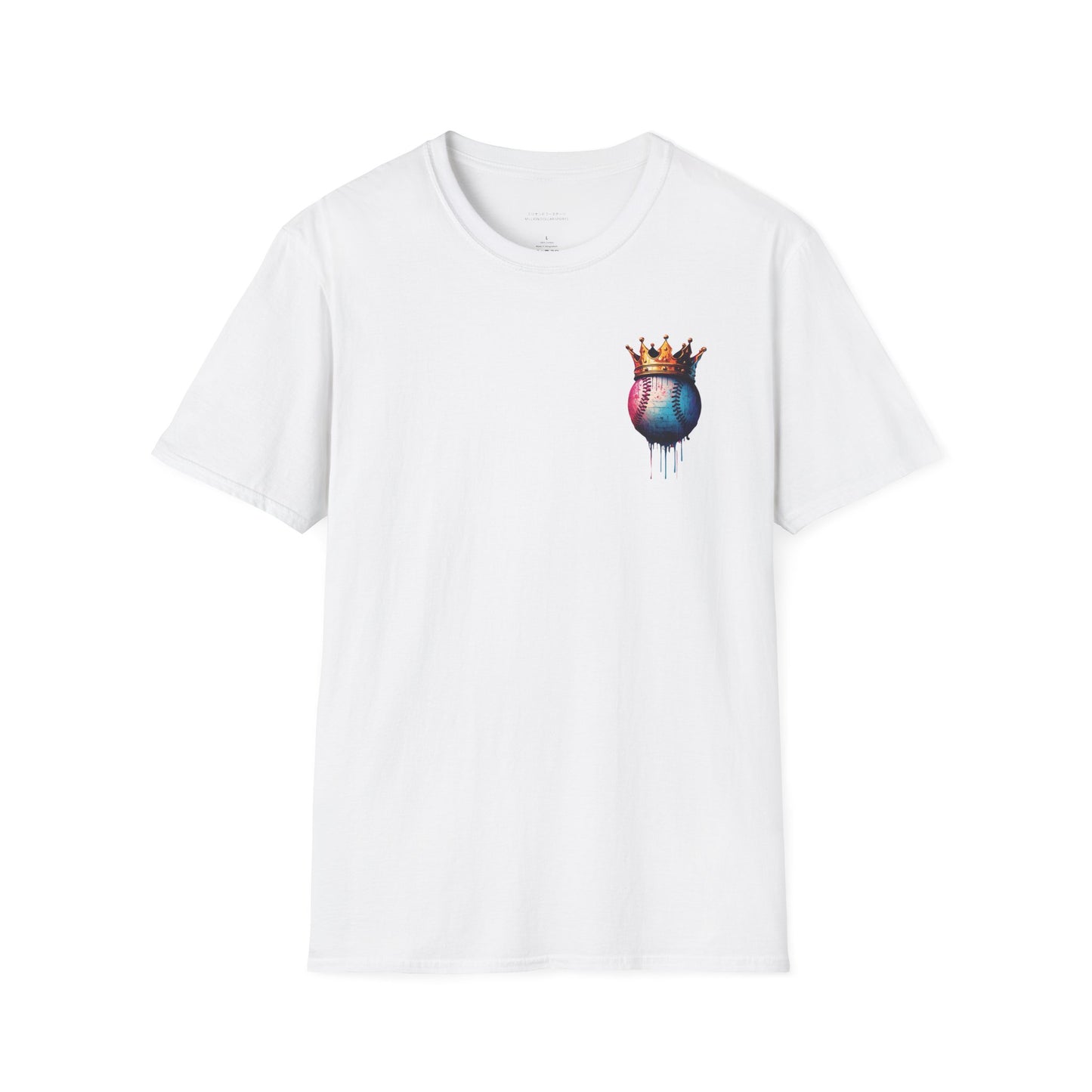 Baseball W/ Crown and Triple MDS on back unisex shirt