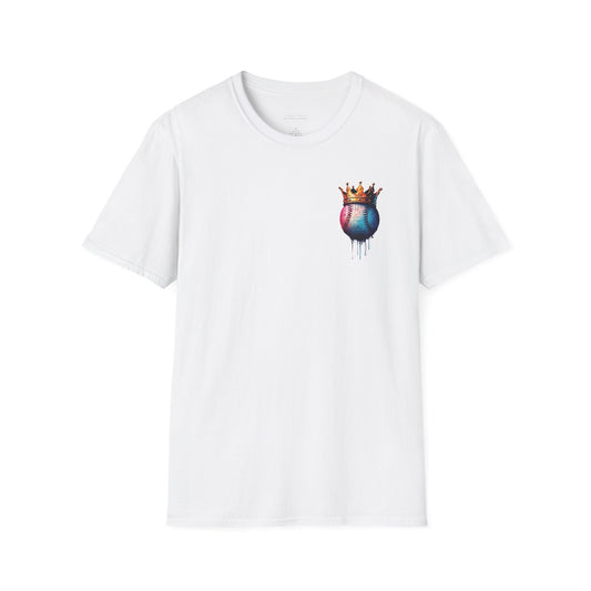 Baseball W/ Crown and Triple MDS on back unisex shirt