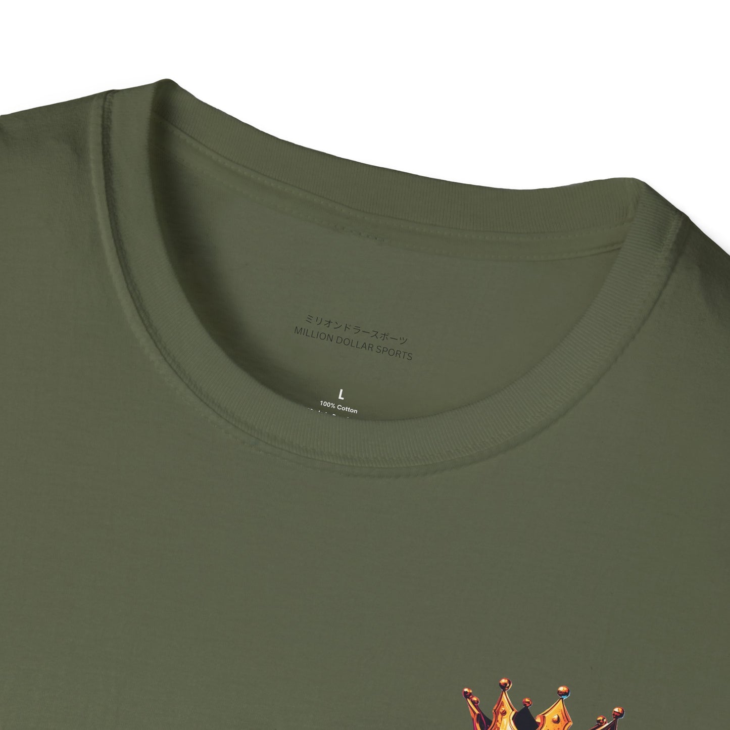 Baseball W/ Crown and Triple MDS on back unisex shirt