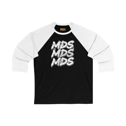 Coach’s pick 3/4 baseball tee with Tri MDS and MDS label