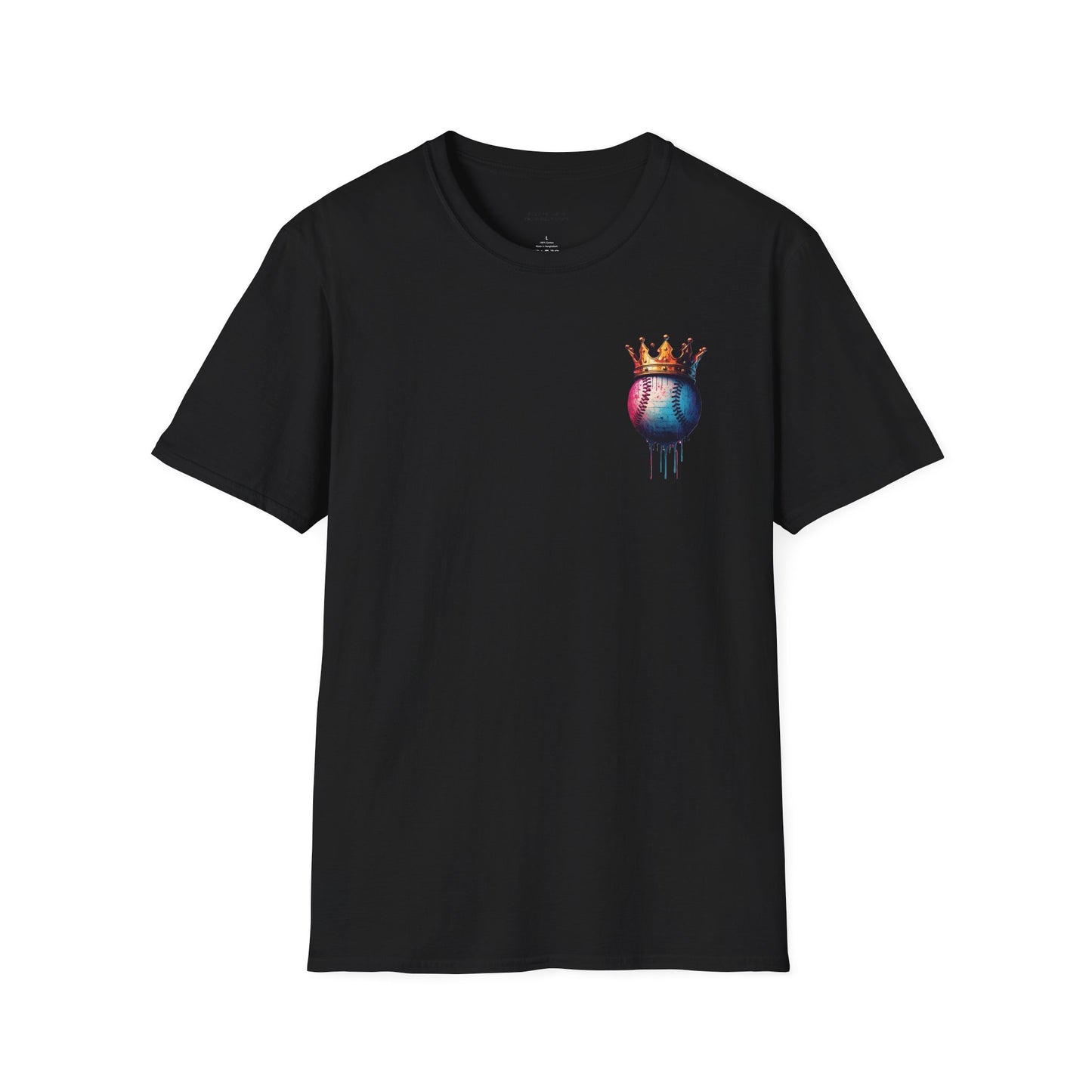Baseball W/ Crown and Triple MDS on back unisex shirt