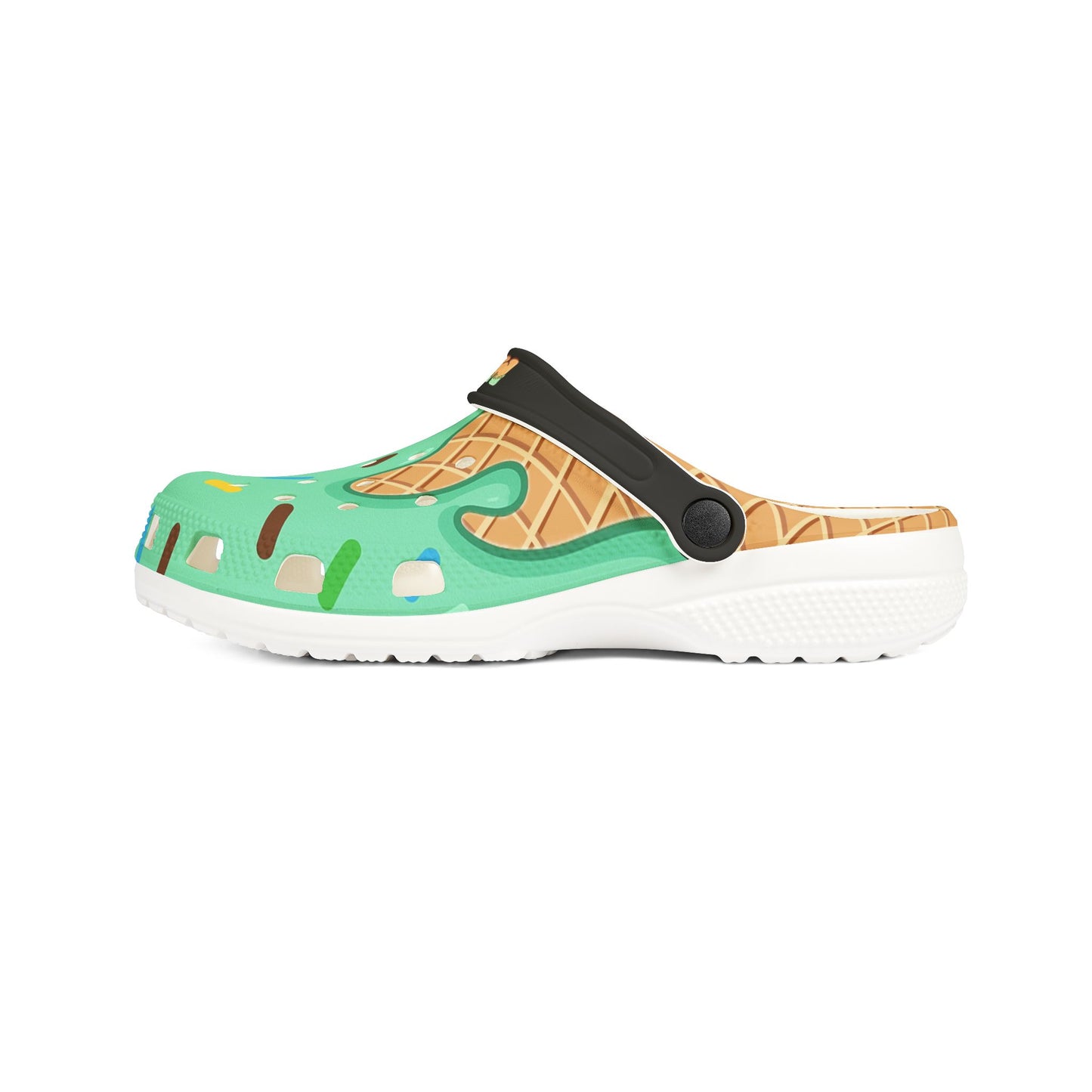 Clogs Mint ice cream drip matching mds