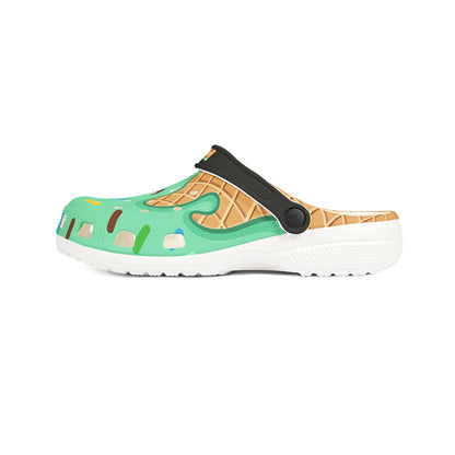 Clogs Mint ice cream drip matching mds