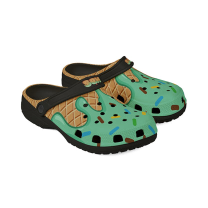 Clogs Mint ice cream drip matching mds