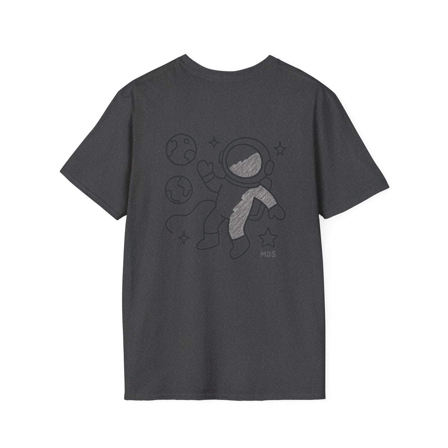 Outer space Grey crayon collection unisex shirt
