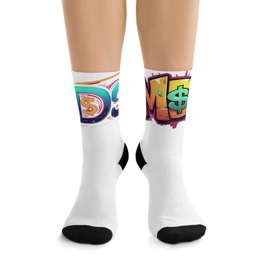 Colorful Graffiti Socks