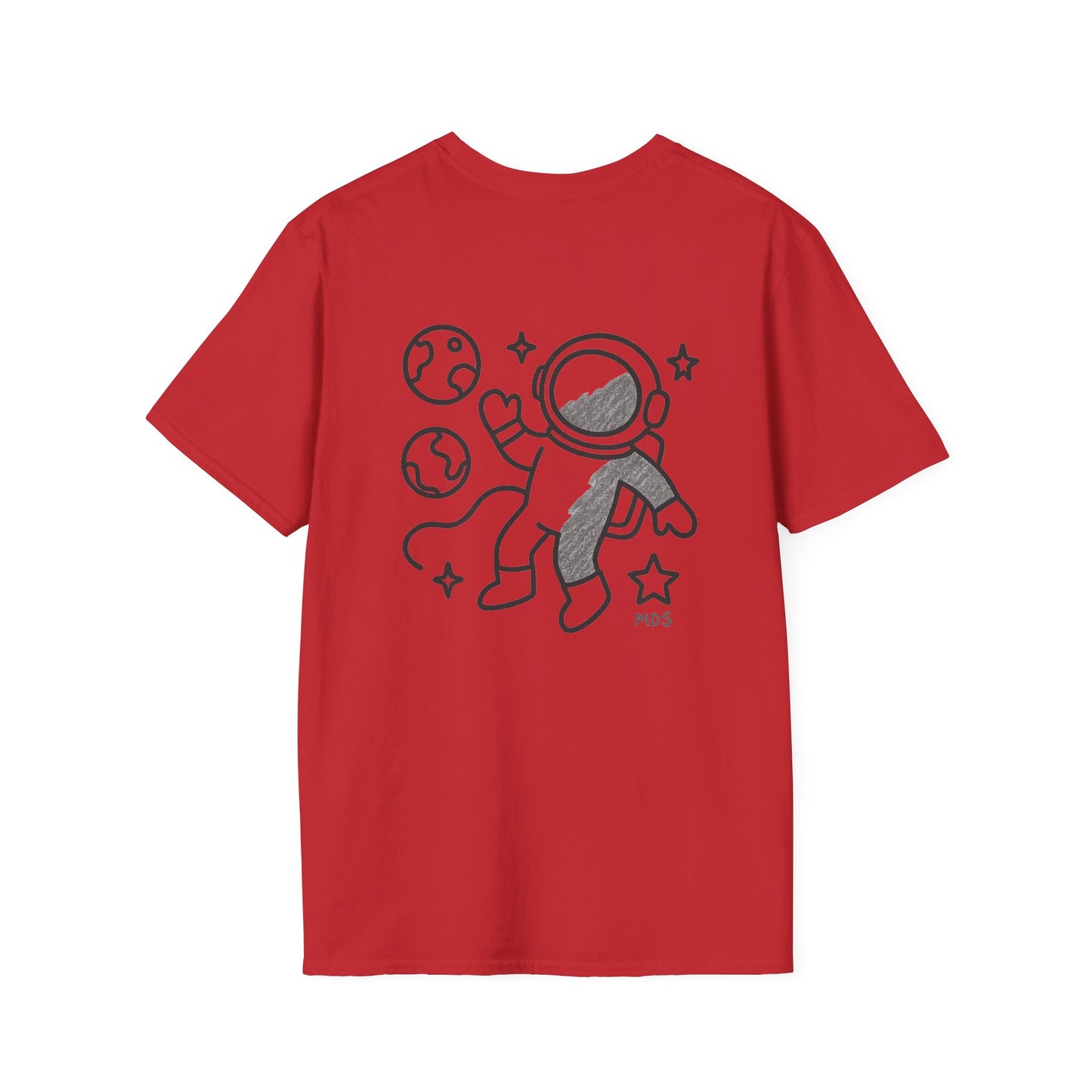 Outer space Grey crayon collection unisex shirt