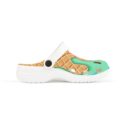 Kids youth clog Mint ice cream