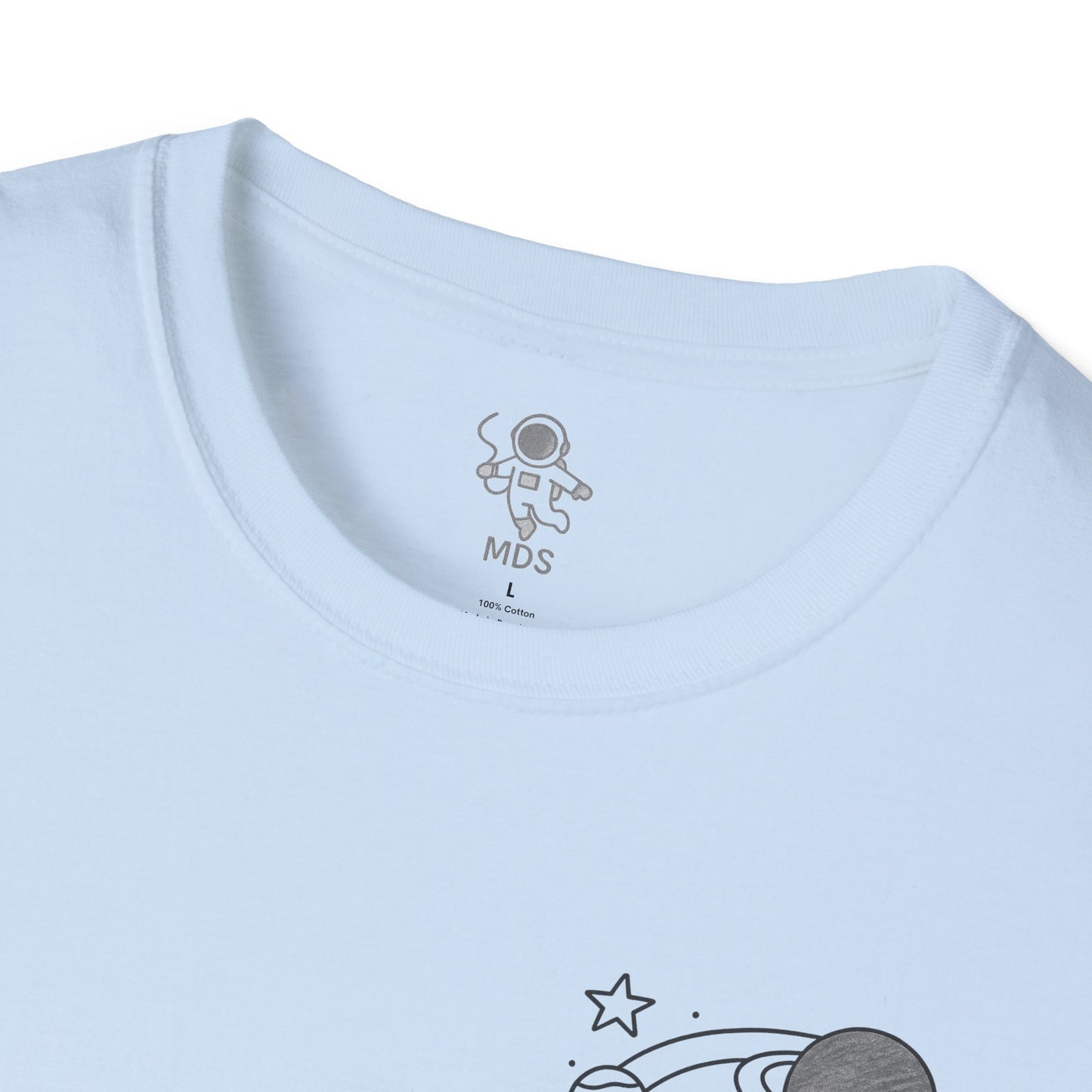 Outer space Grey crayon collection unisex shirt