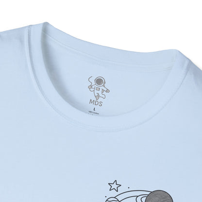 Outer space Grey crayon collection unisex shirt