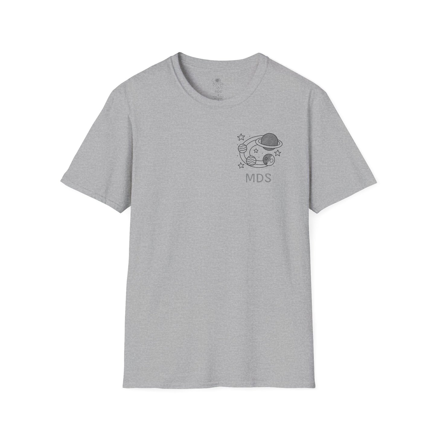 Outer space Grey crayon collection unisex shirt