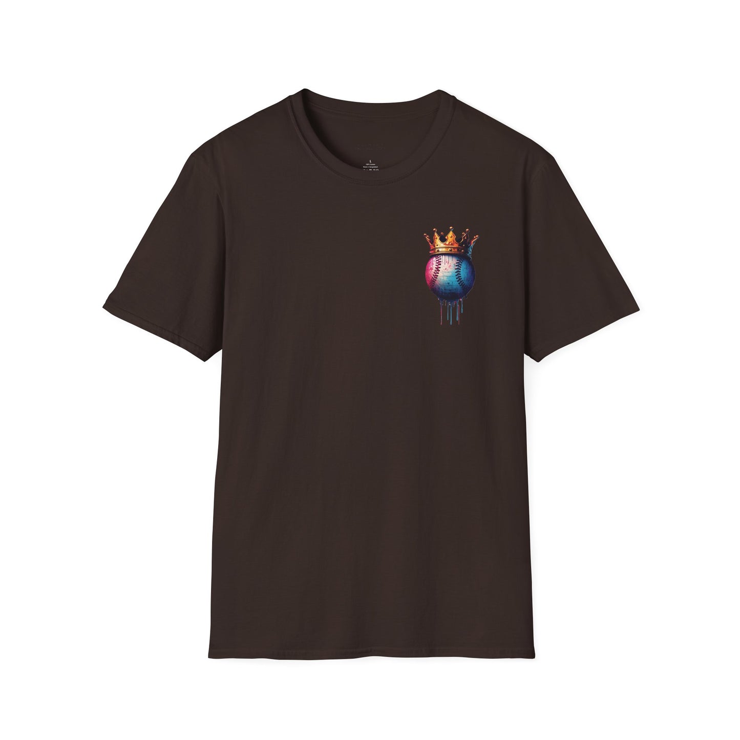 Baseball W/ Crown and Triple MDS on back unisex shirt