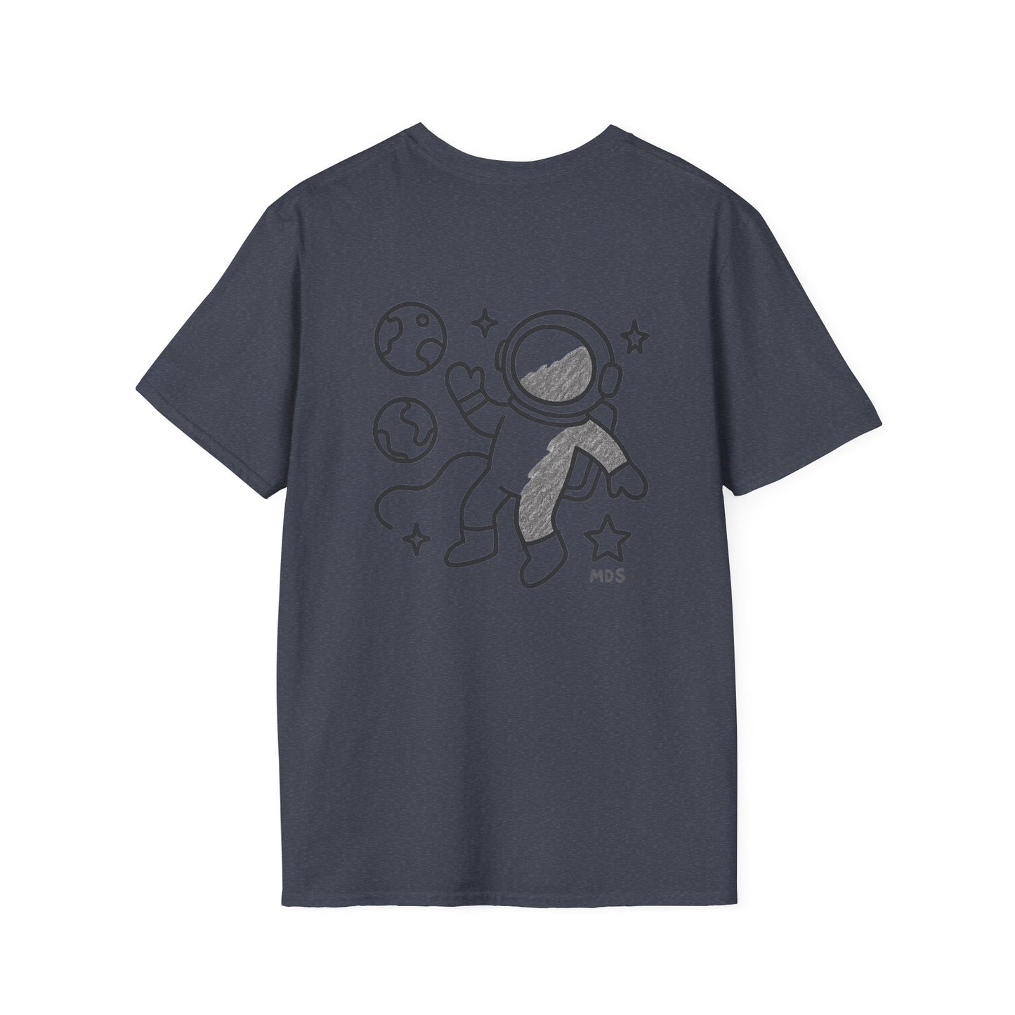 Outer space Grey crayon collection unisex shirt