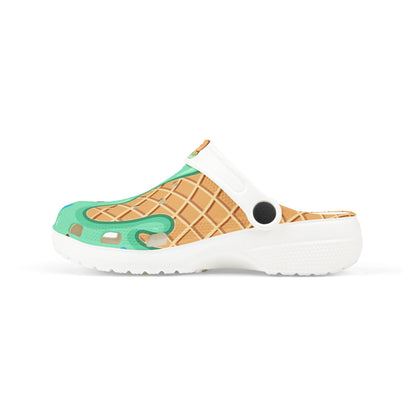 Kids youth clog Mint ice cream