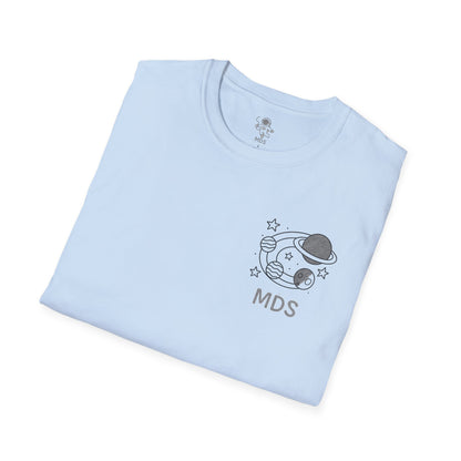 Outer space Grey crayon collection unisex shirt