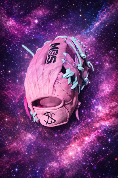 Youth Glove Hand Dyed galaxy themed