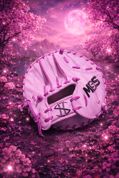Pancake training glove Pink tie dye