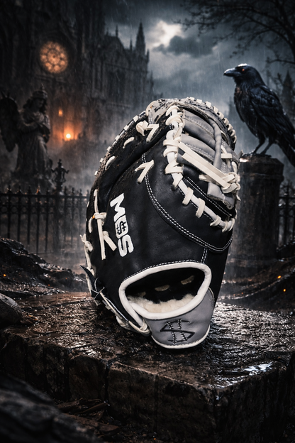 1B Mitt Black and Grey