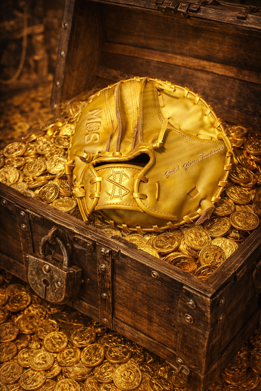 Pancake training glove Gold